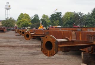 Project photos of East End Crossing Bridge