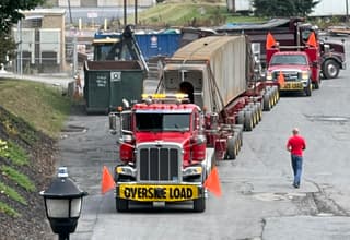 Arch rib box girder for the Hawk Falls project.